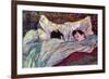 Sleeping-Henri de Toulouse-Lautrec-Framed Art Print