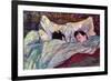 Sleeping-Henri de Toulouse-Lautrec-Framed Art Print