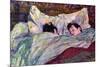 Sleeping-Henri de Toulouse-Lautrec-Mounted Art Print