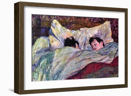 Sleeping-Henri de Toulouse-Lautrec-Framed Premium Giclee Print