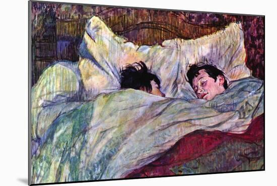 Sleeping-Henri de Toulouse-Lautrec-Mounted Art Print