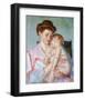Sleepy Baby-Mary Cassatt-Framed Giclee Print