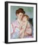 Sleepy Baby-Mary Cassatt-Framed Giclee Print