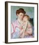 Sleepy Baby-Mary Cassatt-Framed Giclee Print