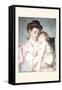 Sleepy Baby-Mary Cassatt-Framed Stretched Canvas