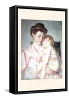 Sleepy Baby-Mary Cassatt-Framed Stretched Canvas