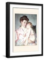 Sleepy Baby-Mary Cassatt-Framed Art Print