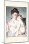 Sleepy Baby-Mary Cassatt-Mounted Art Print