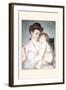 Sleepy Baby-Mary Cassatt-Framed Art Print