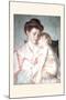 Sleepy Baby-Mary Cassatt-Mounted Art Print