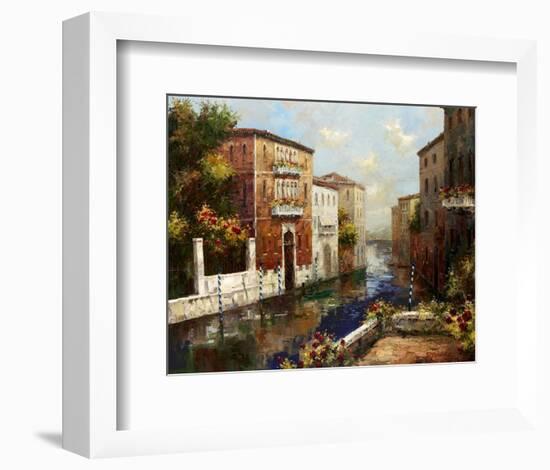 Sleepy Canal-Peter Bell-Framed Art Print