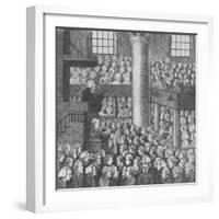 Sleepy Congregation, 1785-John Kay-Framed Giclee Print