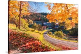 Sleepy Hollow Ranch, Vermont-Bruce Getty-Stretched Canvas