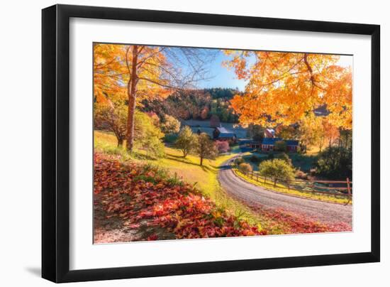 Sleepy Hollow Ranch, Vermont-Bruce Getty-Framed Photographic Print