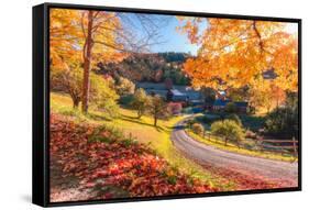 Sleepy Hollow Ranch, Vermont-Bruce Getty-Framed Stretched Canvas