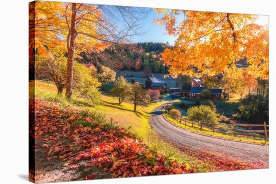 Sleepy Hollow Ranch, Vermont-Bruce Getty-Stretched Canvas