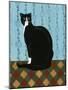 Sleepy Housecat-Susan Henke Fine Art-Mounted Giclee Print