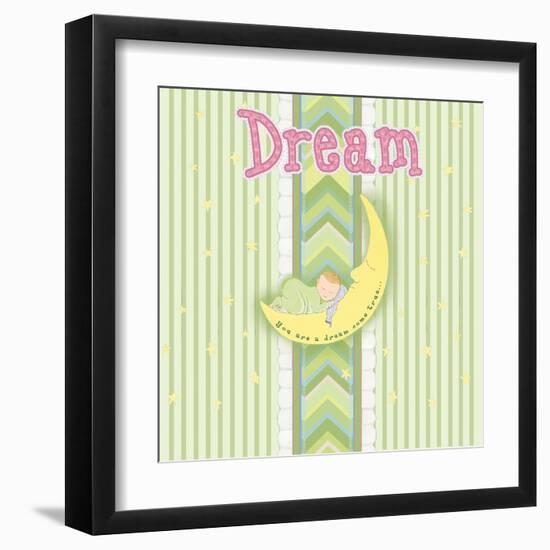 Sleepy Moon II-Andi Metz-Framed Art Print