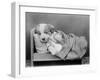 Sleepy Puppy-null-Framed Photographic Print