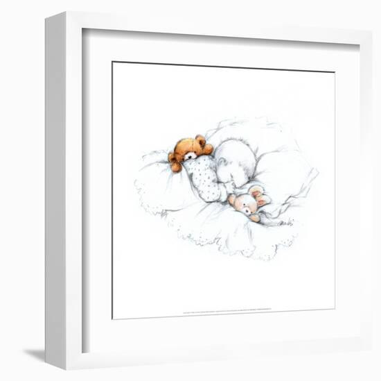 Sleepy Time III-Makiko-Framed Art Print