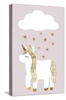 Sleepy Unicorn Collection B-Victoria Barnes-Stretched Canvas