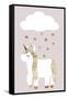 Sleepy Unicorn Collection B-Victoria Barnes-Framed Stretched Canvas
