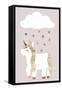 Sleepy Unicorn Collection B-Victoria Barnes-Framed Stretched Canvas