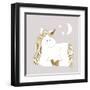 Sleepy Unicorn II-Victoria Barnes-Framed Art Print