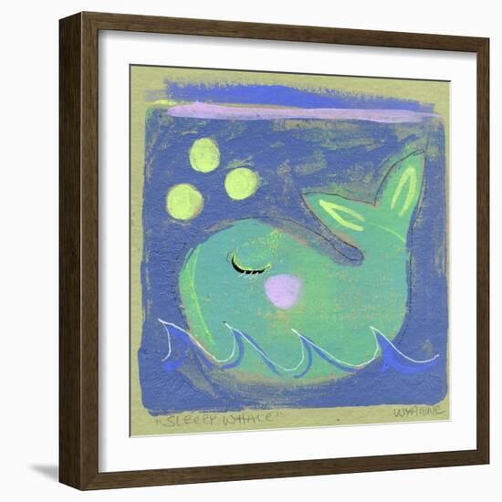 Sleepy Whale-Wyanne-Framed Giclee Print