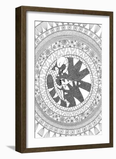 Sleepyhead Outlines-Hello Angel-Framed Giclee Print