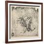 'Sleeve study for The Annunciation', 1470-1473 (1945)-Leonardo Da Vinci-Framed Giclee Print