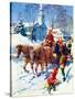 "Sleigh Ride Through Town,"December 1, 1939-William Meade Prince-Stretched Canvas