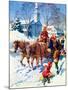 "Sleigh Ride Through Town,"December 1, 1939-William Meade Prince-Mounted Giclee Print