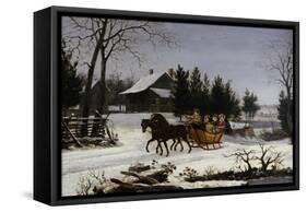 Sleigh Ride-Thomas Birch-Framed Stretched Canvas