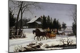 Sleigh Ride-Thomas Birch-Mounted Giclee Print