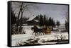 Sleigh Ride-Thomas Birch-Framed Stretched Canvas