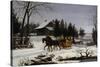 Sleigh Ride-Thomas Birch-Stretched Canvas