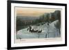 Sleighing at Montreal-null-Framed Photographic Print