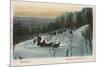 Sleighing at Montreal-null-Mounted Photographic Print