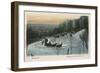 Sleighing at Montreal-null-Framed Photographic Print