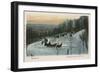 Sleighing at Montreal-null-Framed Photographic Print