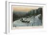 Sleighing at Montreal-null-Framed Photographic Print