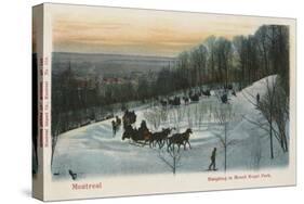Sleighing at Montreal-null-Stretched Canvas