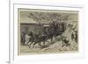 Sleighing in Quebec, a Four-In-Hand on Citadel Hill-John Charles Dollman-Framed Giclee Print