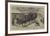 Sleighing in Quebec, a Four-In-Hand on Citadel Hill-John Charles Dollman-Framed Giclee Print