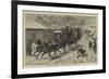 Sleighing in Quebec, a Four-In-Hand on Citadel Hill-John Charles Dollman-Framed Giclee Print