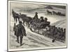 Sleighing Parties Taken in Tow Up Hill at Davos Platz-Henri Lanos-Mounted Giclee Print