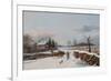 Sleighing Scene Near Philadelphia, 1841-Thomas Birch-Framed Giclee Print