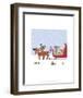 Sleighride - Wink Designs Contemporary Print-Michelle Lancaster-Framed Art Print