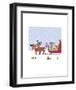 Sleighride - Wink Designs Contemporary Print-Michelle Lancaster-Framed Art Print